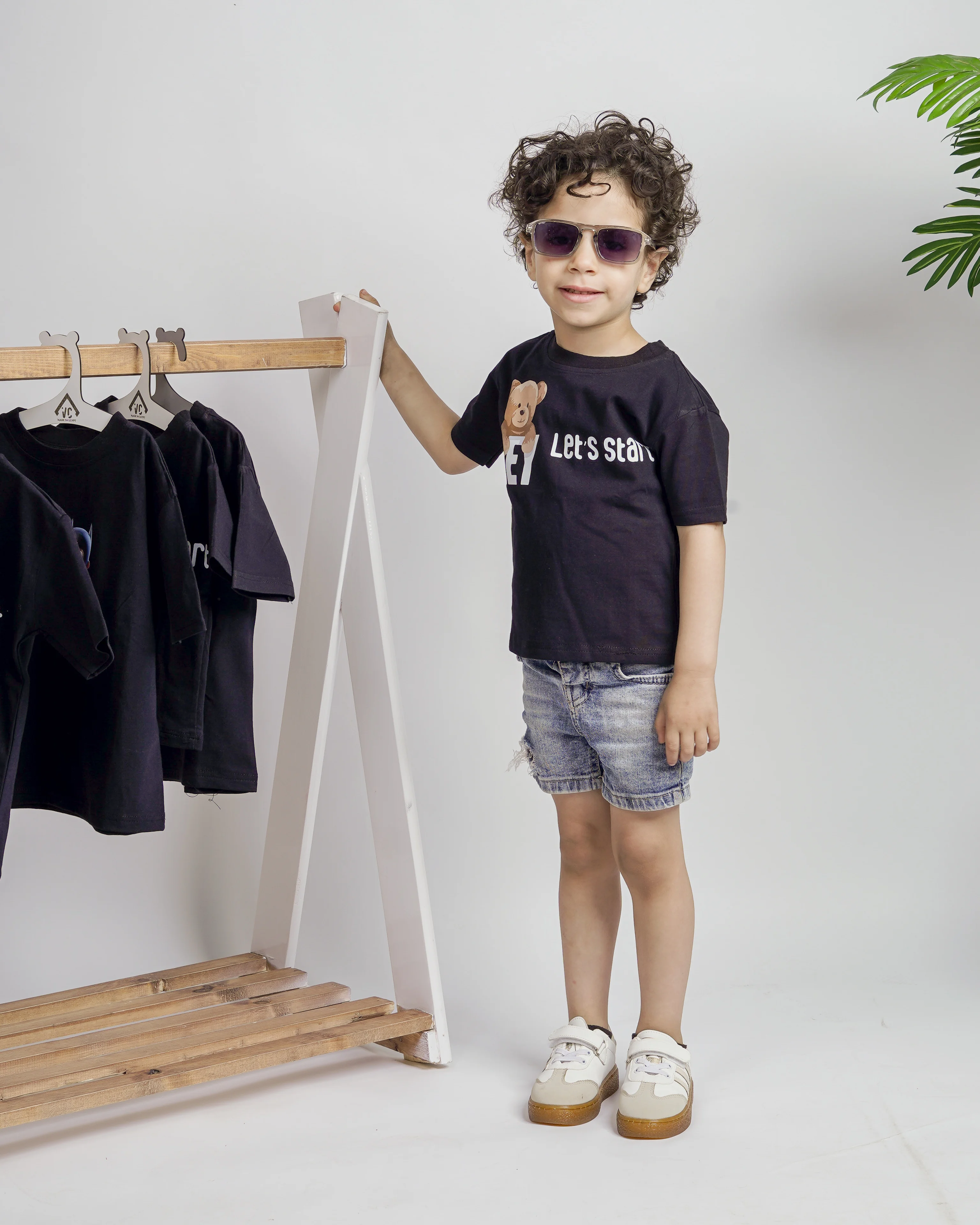 elegant black T-shirt